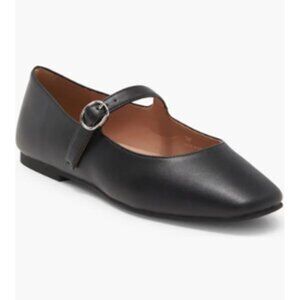 Paolo EUC Black Mary Jane Flats w/ Rubber Sole - Size 7